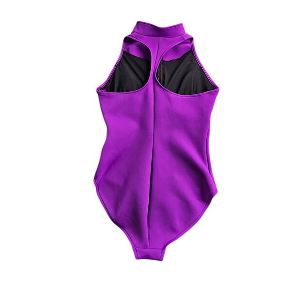 Magicsuit Deep Dive Chantelle Underwire One Piece Swimsuit, Zip, Surf Purple, 10 - Picture 2 of 8